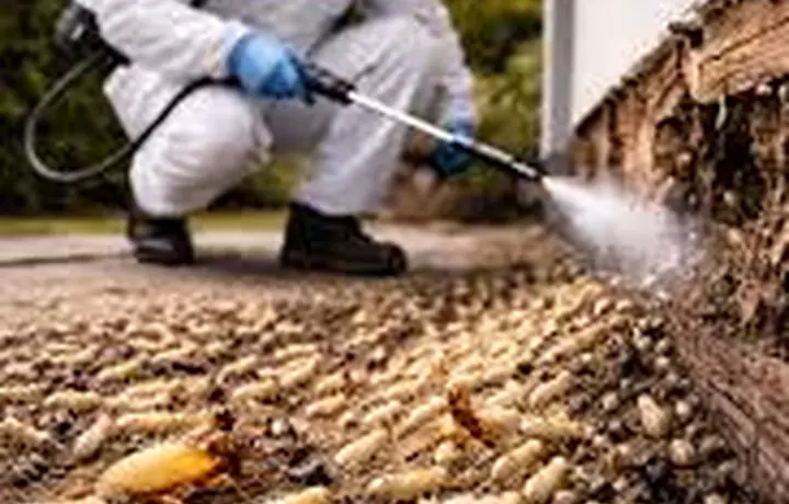 Mosquito control in an outdoor area