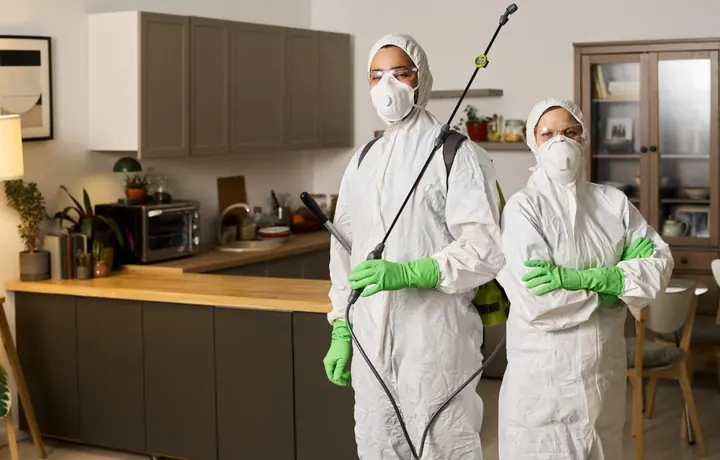 Pantry pest control in a kitchen